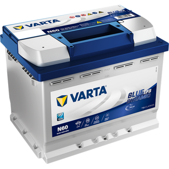 Picture of VARTA BD EFB BLUE DYNAMIC DIN55H - N60